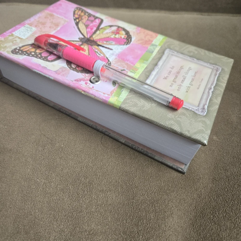 BUTTERFLY Hardcover Notebook/Journal Notepad Stationery